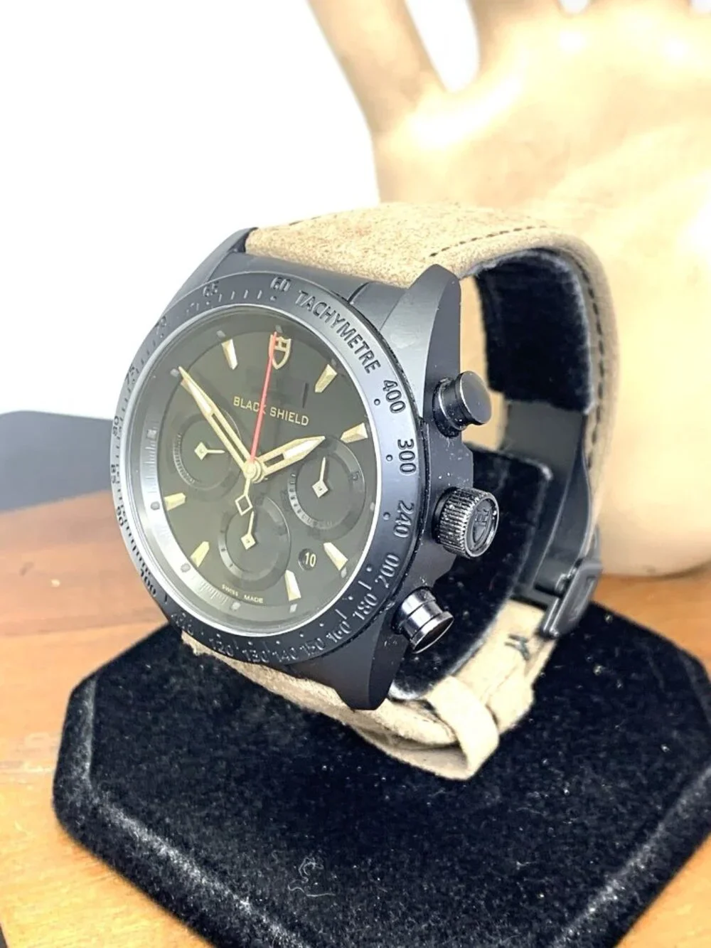 Tudor Fastrider Black Shield Men's Watch M42000CN Swiss Automatic Chrono 42mm